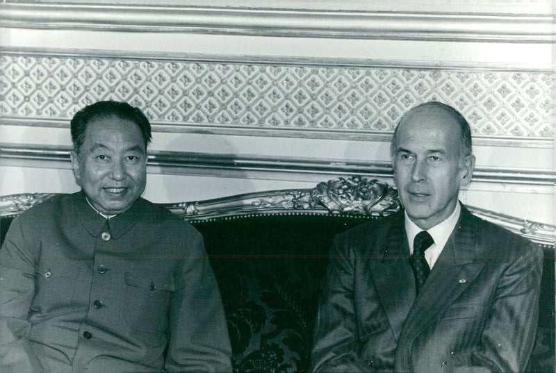 Hua Guofeng Politician China Miscellaneous: President Valery Giscard - Vintage Photograph