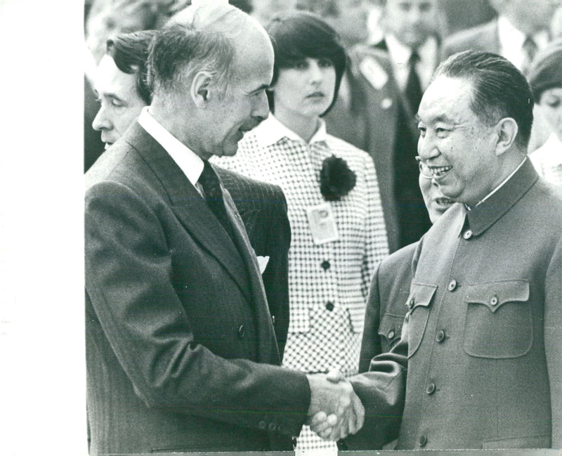 Hua Guofeng Politician China Miscellaneous: arrives in Paris - Vintage Photograph