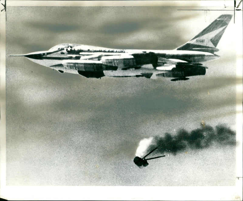 Aircraft XB-70:an scape capsule. - Vintage Photograph