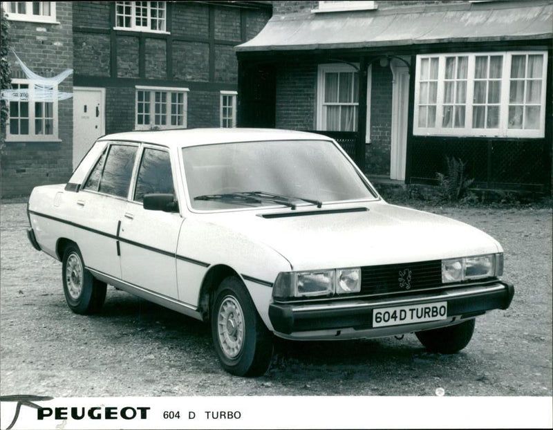 Peugeot 604D Turbo. - Vintage Photograph