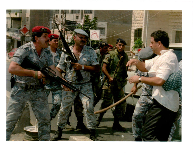 Lebanon Demo's - Vintage Photograph