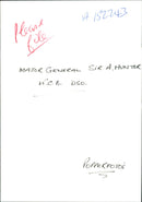 Maj Gen. Sir A. Hunter - Vintage Photograph