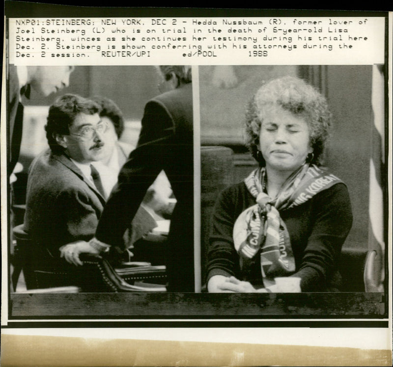 Hedda Nussbaum - Vintage Photograph