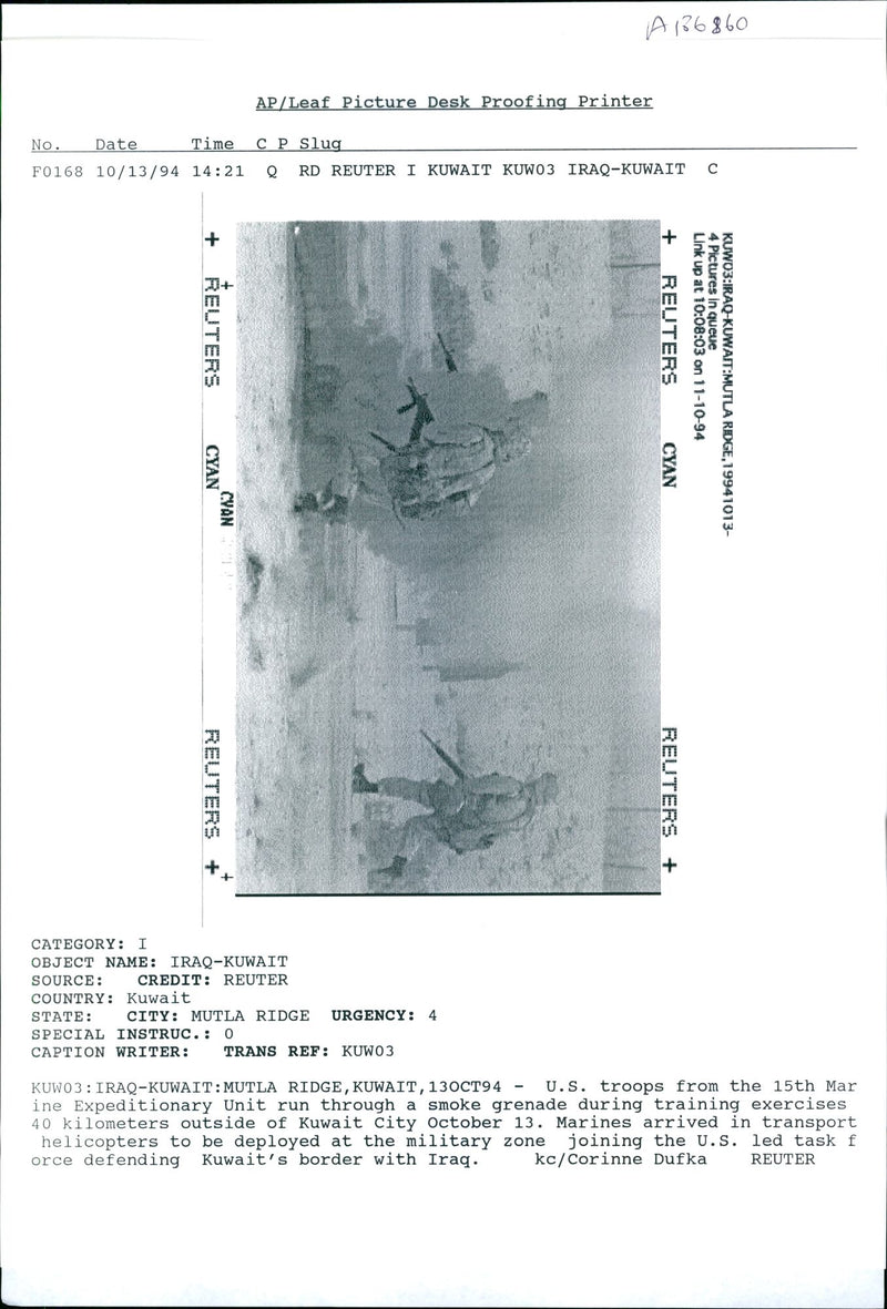 US troops. - Vintage Photograph