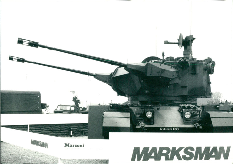 Tank Marksman - Vintage Photograph