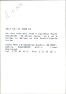 Rwanda: British Troops. - Vintage Photograph