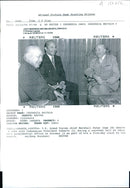 Peter Anthony Inge with president suharto. - Vintage Photograph
