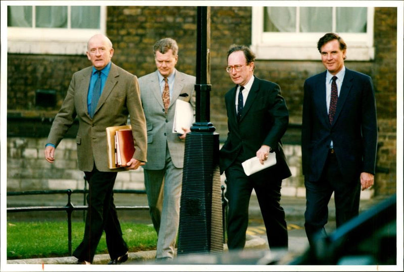 Peter Anthony Inge with malcolm rifkind. - Vintage Photograph