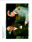 Peter Anthony Inge with gen.klaus nauman. - Vintage Photograph