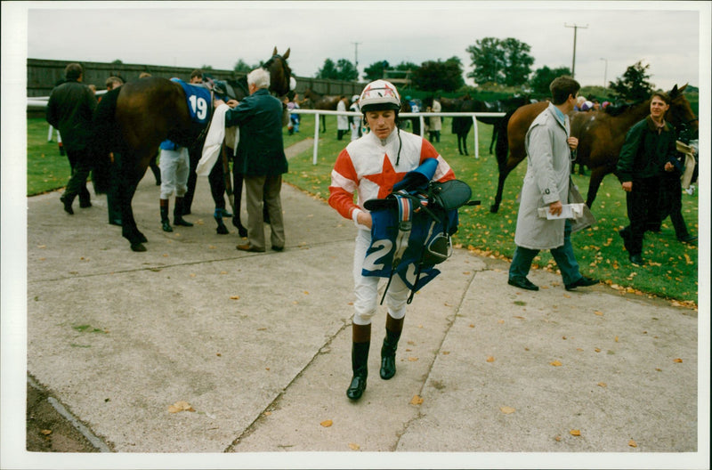 Jockey Kieran Fallen - Vintage Photograph