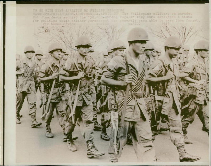 Philippine Army - Vintage Photograph