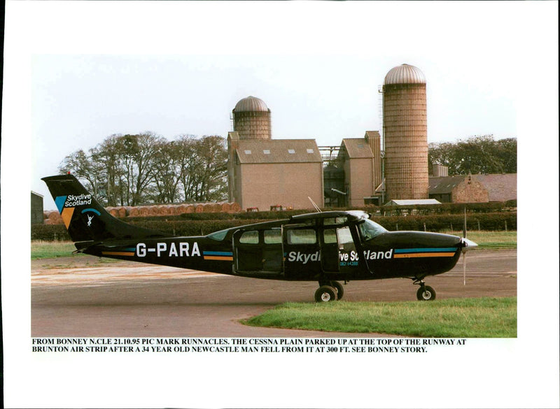 Aircraft: Cessna Plain. - Vintage Photograph