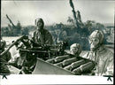 chinese Army: artillerymen of tengs. - Vintage Photograph