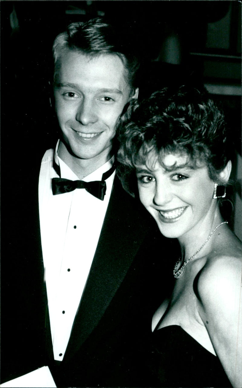 Andy Crane with Yvette Fielding - Vintage Photograph