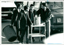 Railway Crash,Clapham Junction Dec.1988:Boys from emanuel school. - Vintage Photograph