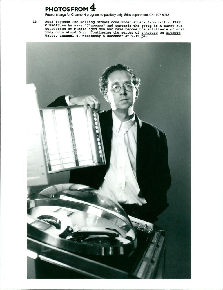 Sean O'Hagan: Rock journalist Sean O' Hagan gives his views on the Rolling Stones. - Vintage Photograph