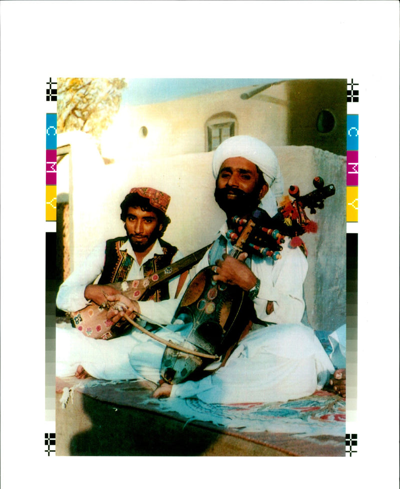 Pakistan General Views:Pakistan Musician. - Vintage Photograph