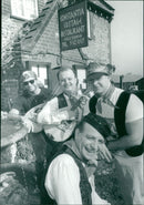 Yiasimi brotten musician. - Vintage Photograph