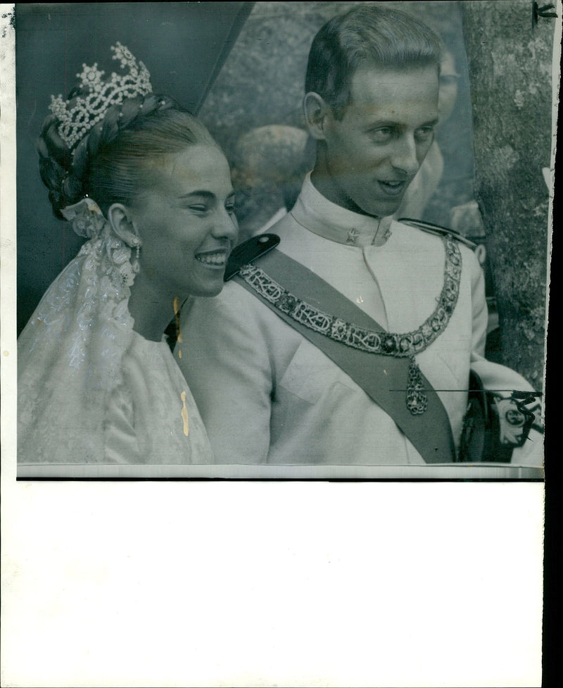 Prince Emmanuel of Savoy & wife - Vintage Photograph