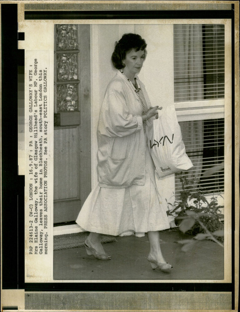 George Galloway's wife - Vintage Photograph