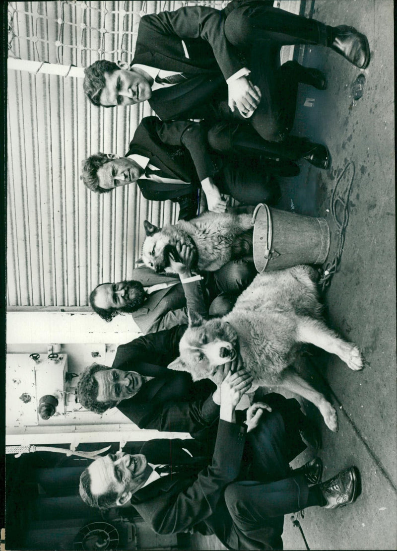 British trans arctic expedition 1968 - Vintage Photograph