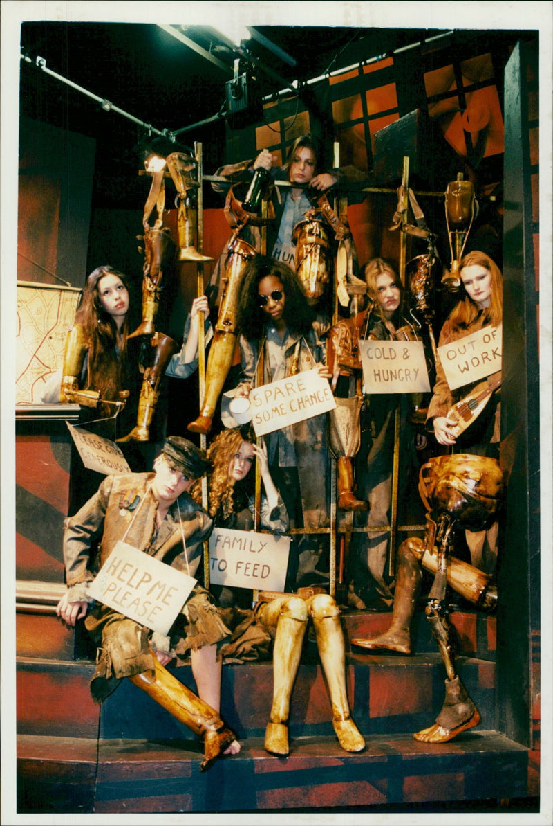 National Youth Music Theatre: Threepenny Opera. - Vintage Photograph