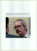 Alan Fawns talks after the brutal murder of his son Darren - Vintage Photograph