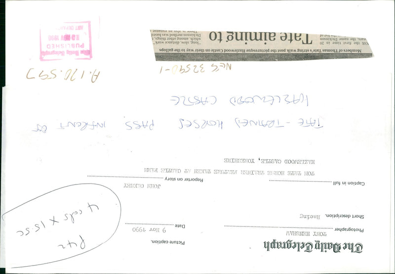 Tom Tate - Vintage Photograph