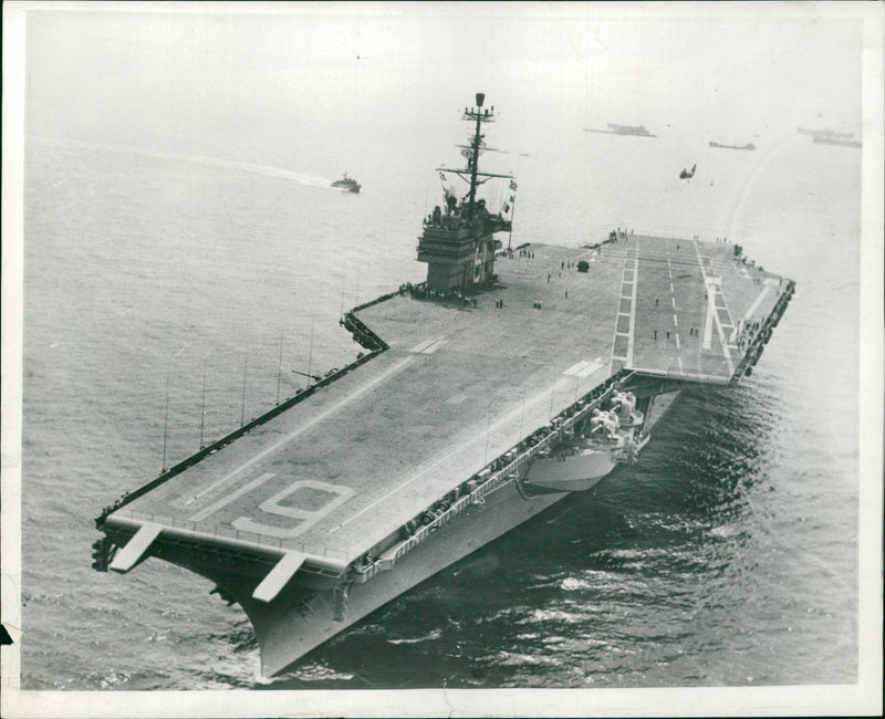Ship USS Ranger: - Vintage Photograph