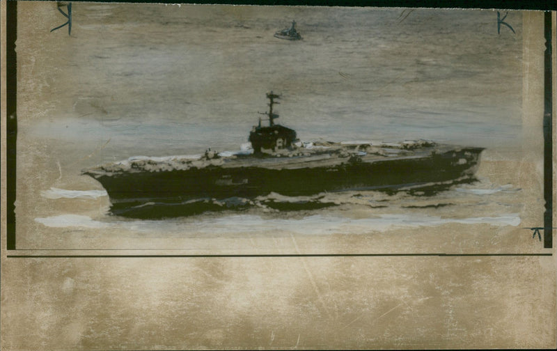 Ship USS Ranger: - Vintage Photograph
