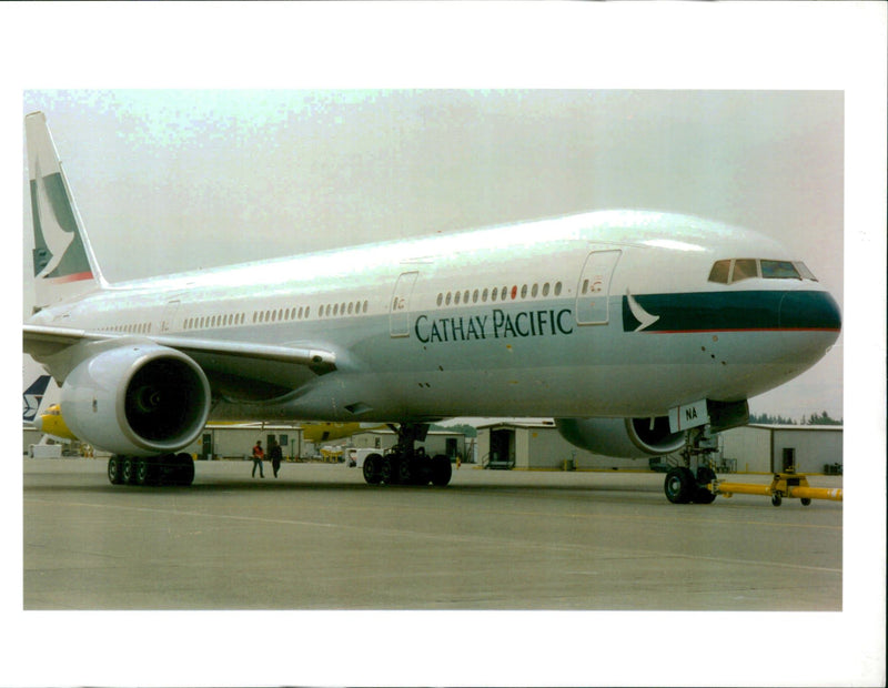 Boeing 777 - Vintage Photograph
