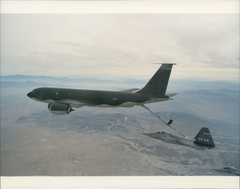 Aircraft Refueling in the air: - Vintage Photograph