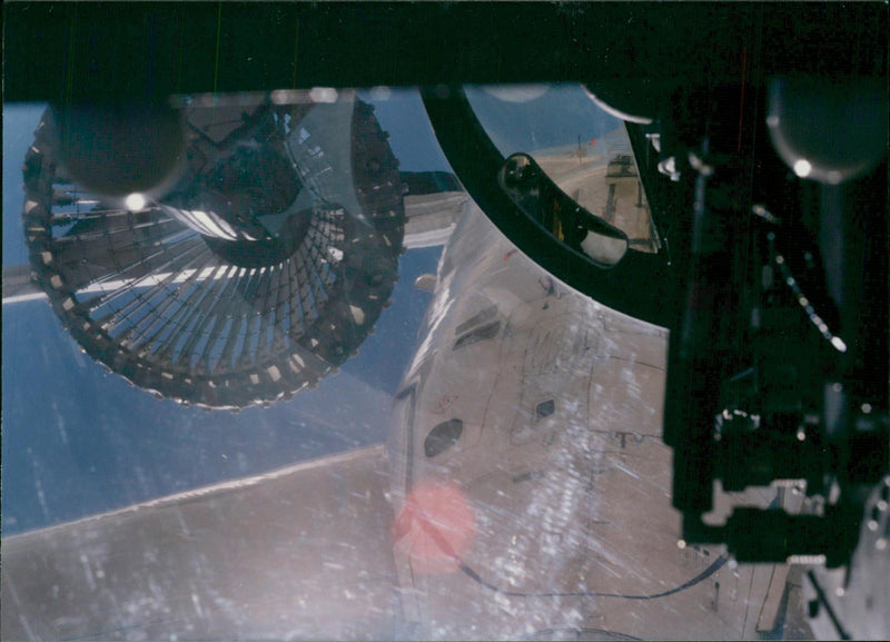 Aircraft Refueling in the air: - Vintage Photograph