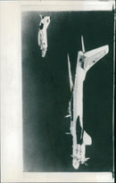 Aircraft: Russian. US Navy jet fighter - Vintage Photograph