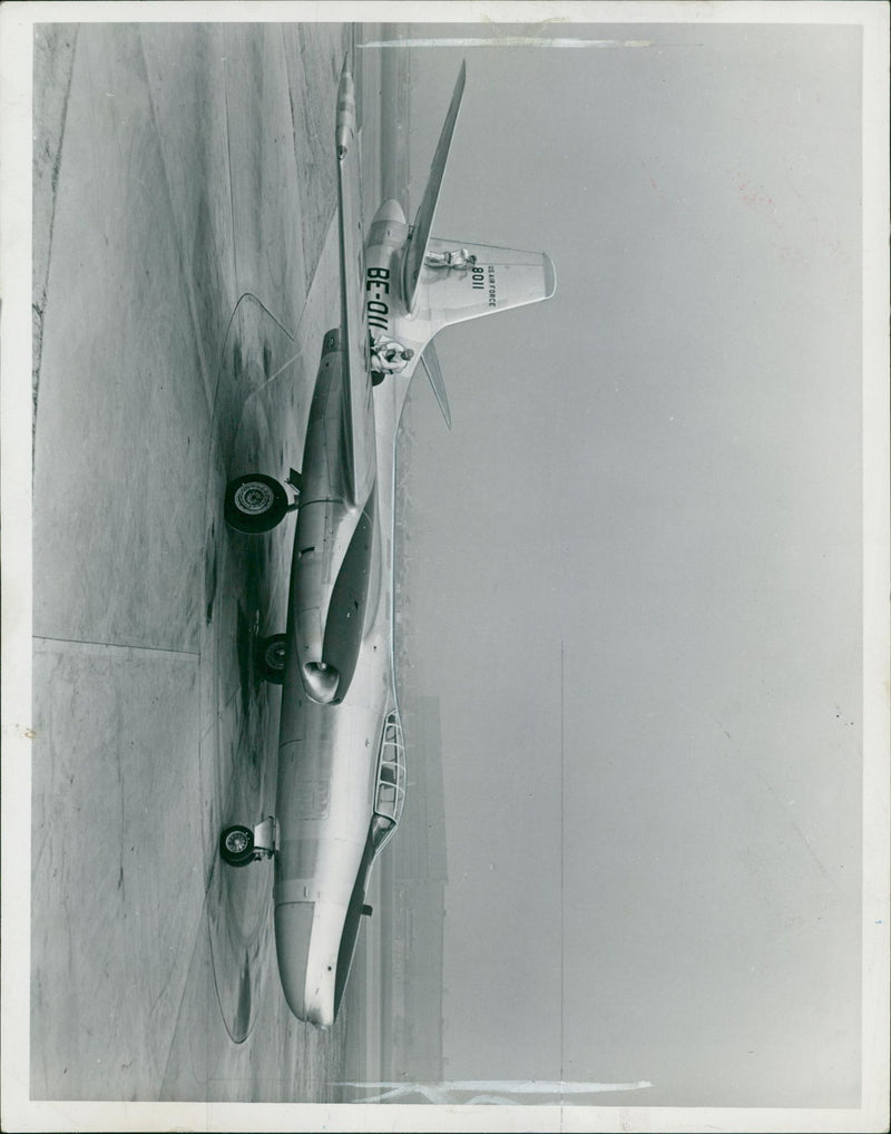 U.S. jet R.B. 45. - Vintage Photograph