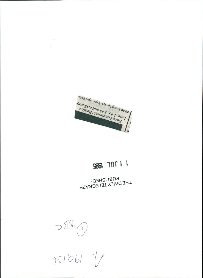 Lucy Longhurst - Vintage Photograph