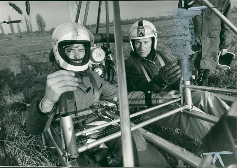 Aircraft, Mistral Trainer: Mr Paul Baker. - Vintage Photograph