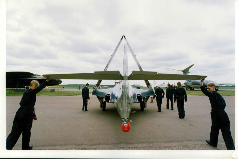 Sea Hawk jet fighter. - Vintage Photograph