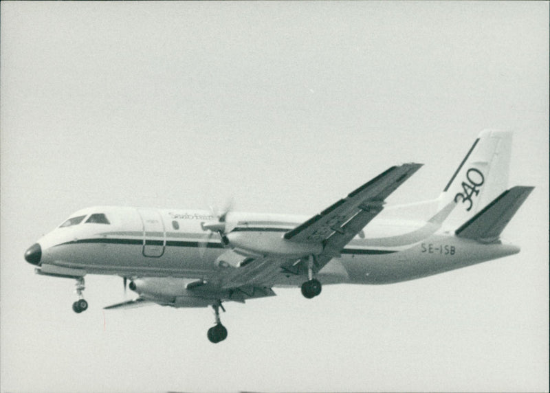 Aircraft Saab Fairchild 340: - Vintage Photograph