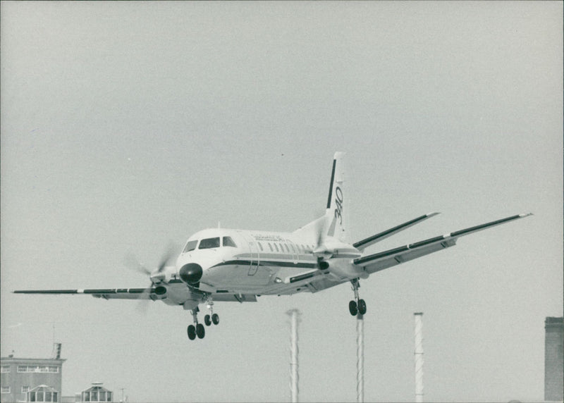 Aircraft Saab Fairchild 340: - Vintage Photograph