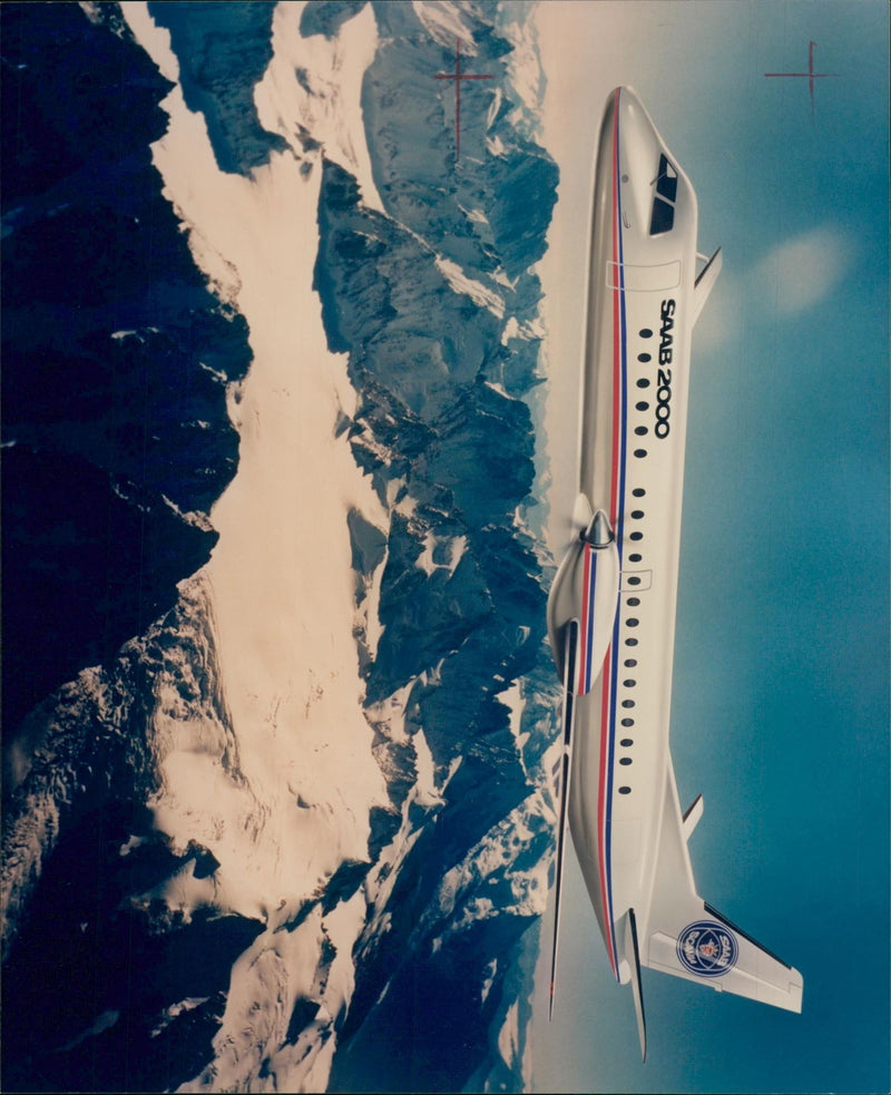 Aircraft Saab Fairchild 340: - Vintage Photograph