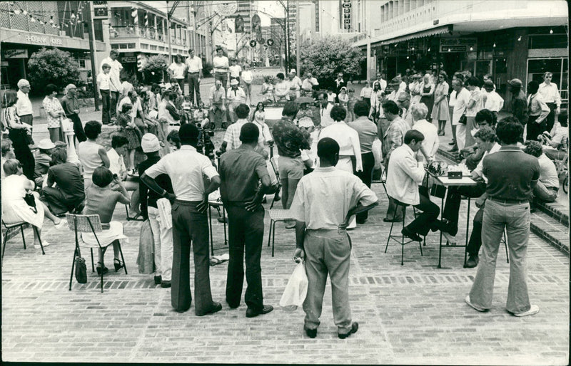 Zimbabwe Salinbury: Bloodless warfare in 1st st. - Vintage Photograph