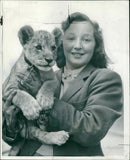 Animal Lion: - Vintage Photograph