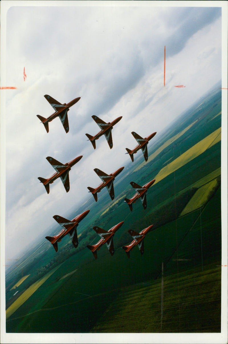 Aircraft Red Arrow - Vintage Photograph