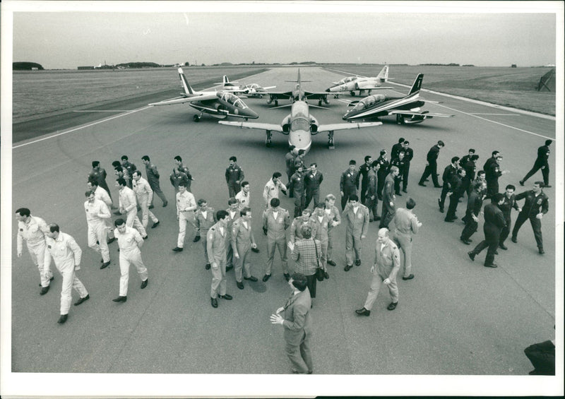 Aircraft Red Arrow - Vintage Photograph