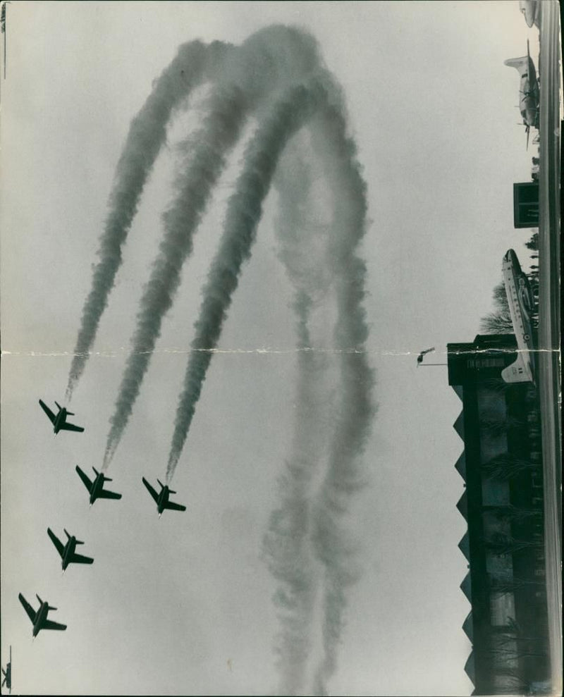 Aircraft Red Arrow - Vintage Photograph