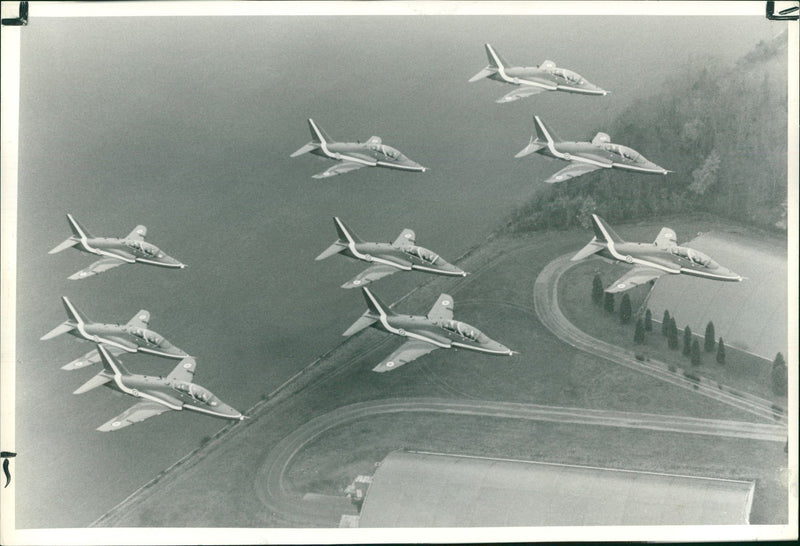 Aircraft Red Arrow - Vintage Photograph