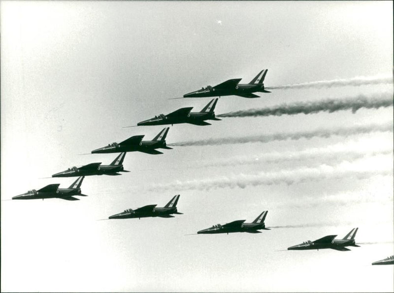 Aircraft Red Arrow - Vintage Photograph