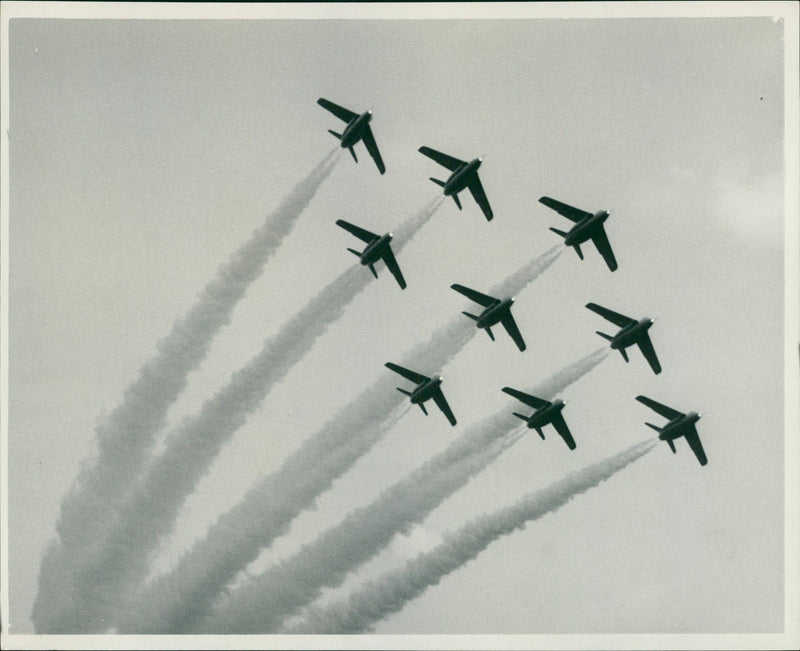 Aircraft Red Arrow - Vintage Photograph