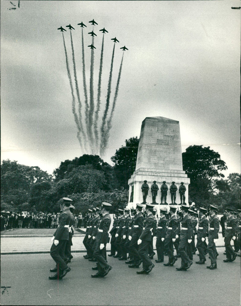 Aircraft Red Arrow - Vintage Photograph